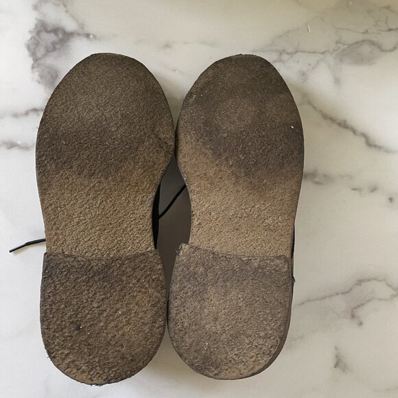 JOHNSTON & MURPHY Copeland Black 9M Men's Leather Crepe-Sole Chukka Boots - Picture 7 of 8